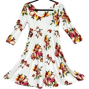 Mother Bee Floral Maternity Dress Size Large (Runs Small… See Measurements)